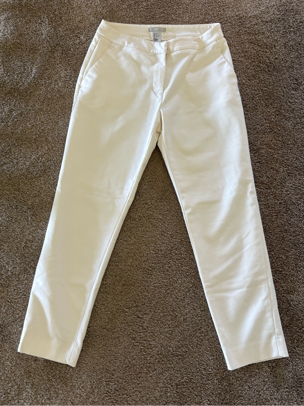 H&M Women’s White Slim Stretch